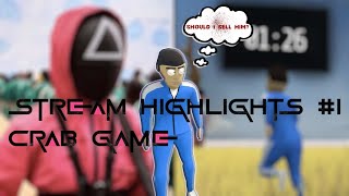 Crab Game Squid Game Twitch Stream Highlights ( funny moments )
