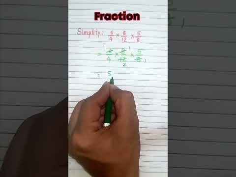 Let's simplify | Fraction #maths #shorts