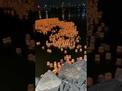Shorts . 2025 Water Lantern Festival | Natl. Harbor Oxon Hill, MD . Ep. 1