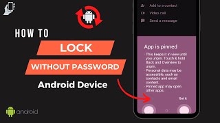 How To Lock Phone  without Passward | How to Pin Apps On android device