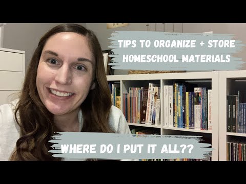 Homeschool Overflow - Storing + Organizing ALL the Extras!!