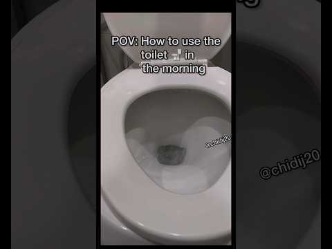 How to use the toilet 🚽 in the morning 😒 #comedy #explore #fyp #viralvideo