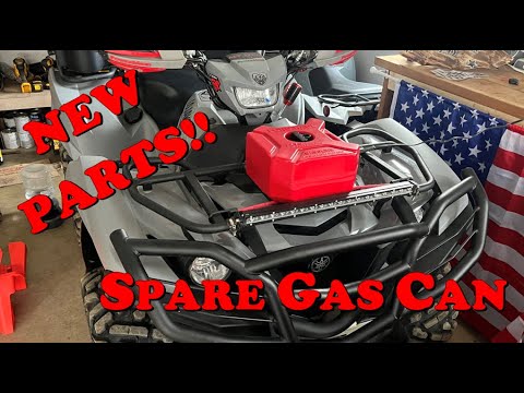 Grizzly 700 Front Rack Gas Can Mount