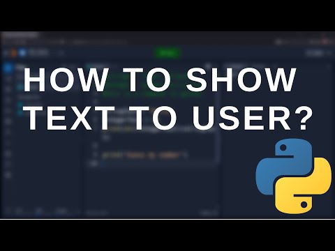 Beginner Python - Showing Text / Understanding Variables (Guess My Number Game Tutorial)