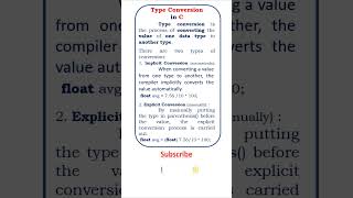 type conversion in c@ensolutions5210 #en #coding #clanguage #clangaugeforbeginners