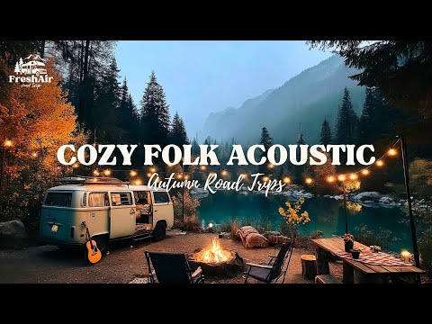 Cozy Acoustic Guitar for a Folk Road Trip 🍁 Autumn in New England