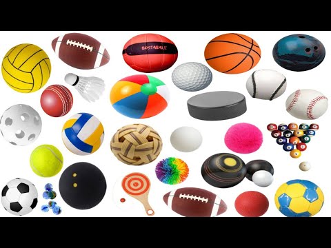 Ball Vocabulary | Different Types of Balls | Popular Ball Games | Sports Balls | Gk with Ali