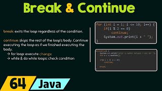Break and Continue Keywords in Java