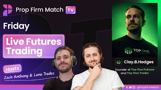 Instant Funded Giveaways! | LIVE Futures Trading | NY Session w/ Zarb | Prop Firm Match TV