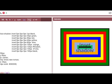 Inner colors on Html css codding.