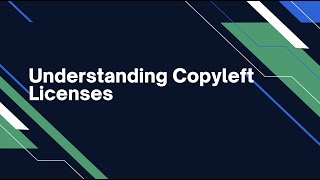 An Overview of Copyleft Licenses