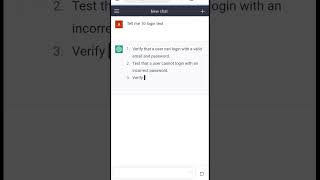 chat gpt login test cases