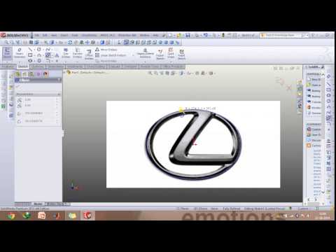 Importing images and using them to make complex models in Solidworks