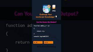 Challenge Your JavaScript Knowledge! 💡Can You Guess the Output?  🖥️💡 #shorts #coding