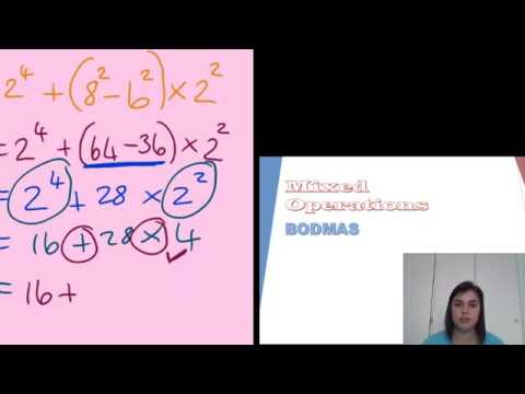 Mixed operations ( BODMAS )