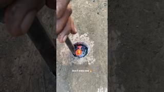 Easy way to fill hole with amazing idea #skills#welding#howtofix