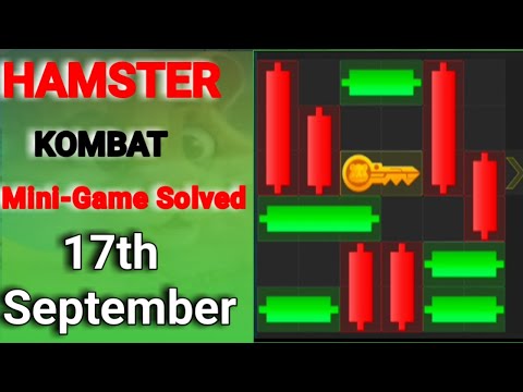 17th September Mini Game Puzzle And Daily Cipher Hamstar Kombat | Mini Game Solved
