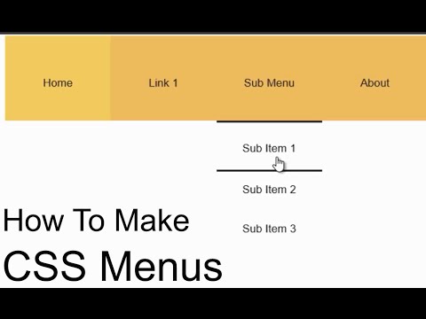 How to Create a CSS Drop Down Menu - Easy Step-By-Step Dreamweaver Tutorial