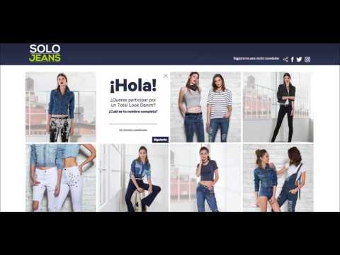 Falabella Solo Jeans website version desktop
