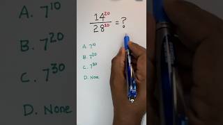 Exponent math with 7