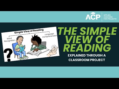 The Simple View of Reading Explained Through a Classroom Project
