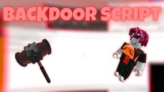 Backdoor Script For Roblox - [UPDATED/PAID]