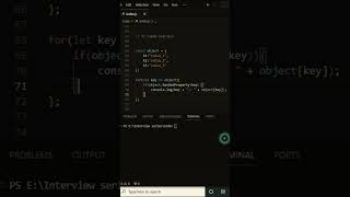 how to loop #object in #javascript #hasOwnProperty object method #shorts #viral