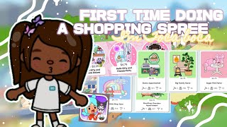 First Toca boca shopping spree 🛍️🩰|*with voice 🔊*| Toca boca