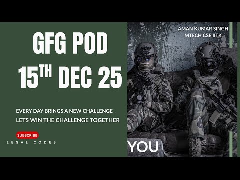GFG POD 15 DEC | Count Indices to Balance Even and Odd Sums | Daily DSA + Full Explanation