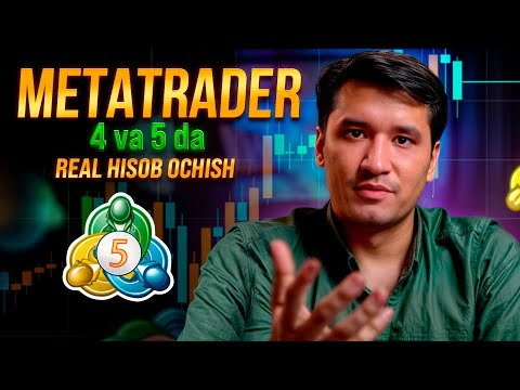 Metatrader 4 5 real demo hisob ochish, brokerdan royxatdan otish, brokerda hisob ochish