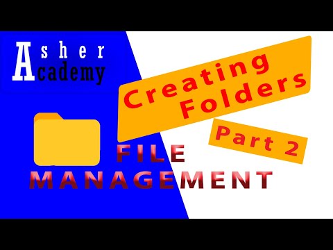 Creating folders