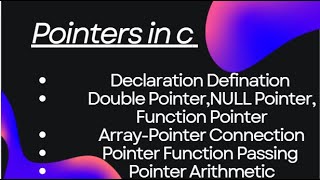 C Pointers Complete Concept for Beginners | With Real Life Examples | Art of Study