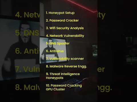 20 cyber security project idea #cyberexpert #cybersecurity #projectideas #python #c