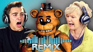 FIVE NIGHTS AT FREDDY'S - REACT REMIX (Teens & Elders)