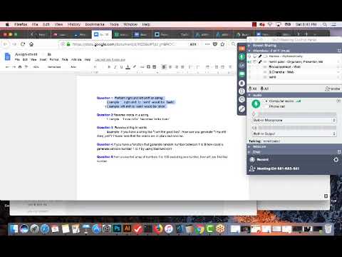 class 2: Week 2 : JS operators and statements