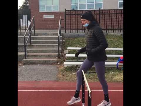 Hurdles: Trail Leg Rhythm Drill Over 5 Hurdles