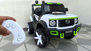 RC Jeep Panther Unboxing & Testing | 4x4 Remote Control Ride on Jeep | Shamshad Maker🔥🔥