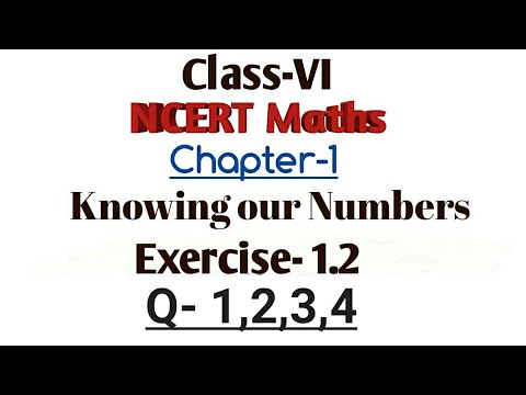 NCERT Maths , Class 6 Chapter-1, Knowing Our Numbers.