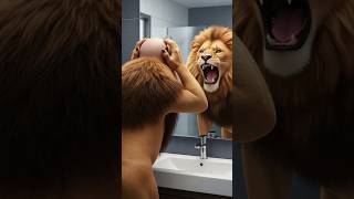 Mistake! 🐱✂️🦁 Funny AI Animation #ai #funny #cat #cats #lion #animals