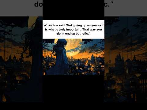 When bro said 🗣,"Not giving up on yourself... #life #manga #peace #relatabe #inkrcomics