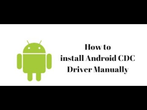 How to  Install Android CDC Driver | Tech BD 20 New Video |