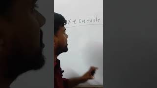#C++ tutorial for beginners, #executable file