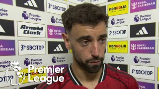 Bruno Fernandes laments Manchester United's draw against Fulham | Premier League | NBC Sports
