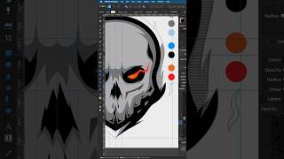 Logo Design Process « 💀 + 🔥» #logodesign #gamelogo #design