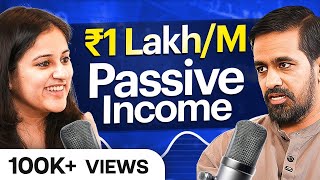 My Strategy for ₹1 LAKH/Month Passive Income - Common Man Story