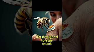 Why do bees die after stinging you ? #Shorts #facts  #phonelifehacks #smartphone