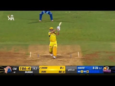 7 Moments When Dhoni Gets Off The Mark With a Six |