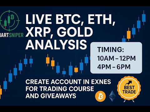 Forex and Crypto  trading Live  by CHARTSNIPER Live Stream