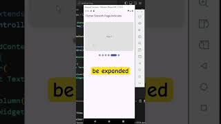Expanding Page Indicator Animation in Flutter ! 🔥 #fluttertutorialforbeginners #flutteranimation