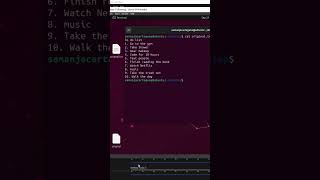 cat and tac in Ubuntu #shorts #100daysofcode #coding #linux